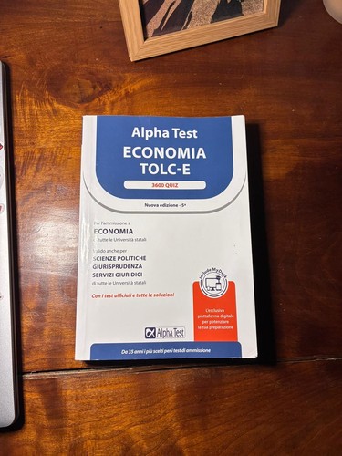 Alpha test economica - test, tolc-
