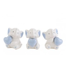 3 pz elefante cuore celeste in