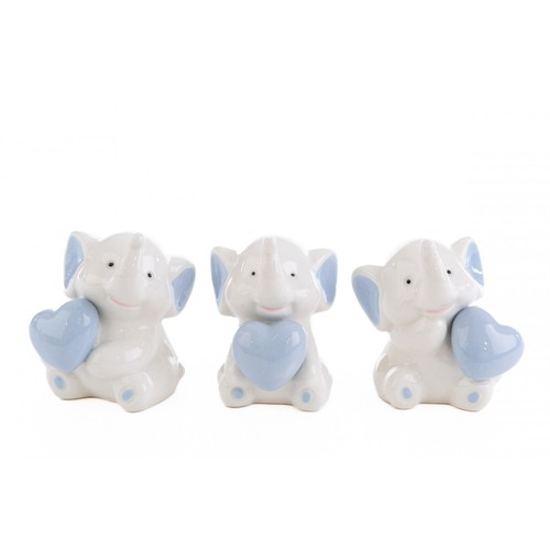 Elefante cuore celeste in - 3,