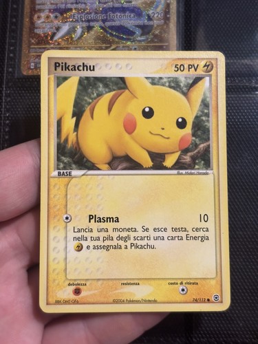 Pikachu 112 rosso fuoco - ex,