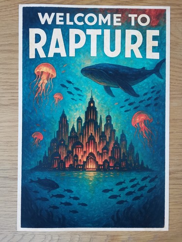 Poster turistico steampunk