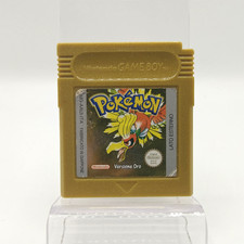 Pokemon Oro Nintendo Game Boy Adesivo Buono e Batteria Nuova Ita Originale