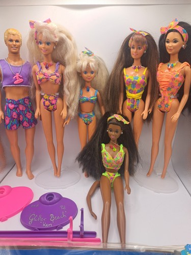 Glitter beach barbie - glitter,