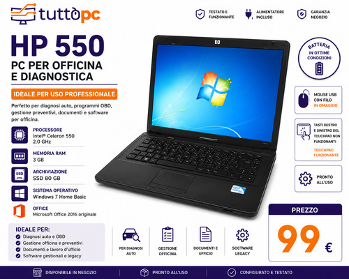 550 notebook ssd - 80gb, win7