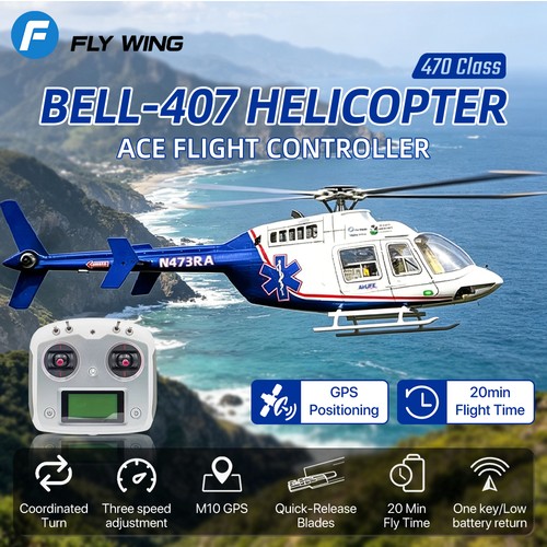 Fly wing bell 407 - fly, bell-407