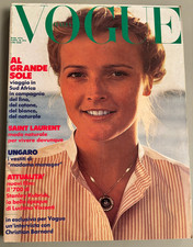 Vogue Italia 1976 supplemento n293 Armani Versace Saint Laurent Valentino Piaggi