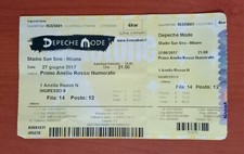Biglietto Depeche Mode 2017