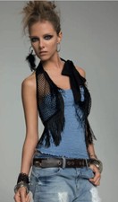 DENNY ROSE TOP bustino elastico art. 9220 NERO tg. unica