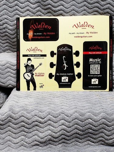 Walden guitars fogli adesivi - walden, 5
