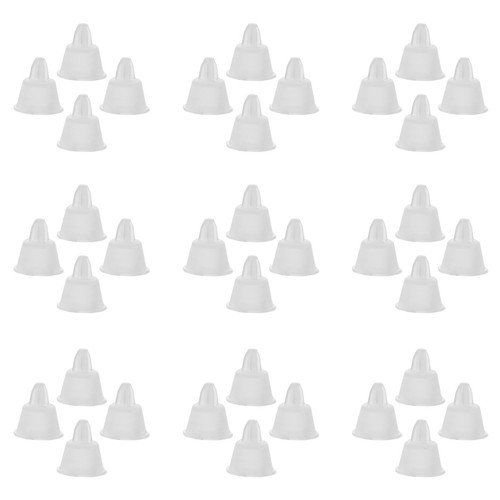 50pz clip fisse plastica - 50pz, in