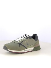 Sneakers stringate uomo verde