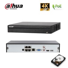 NVR 4 CANALI POE DAHUA 8.0 MPX