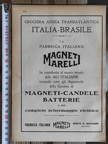 Antica pubblicità 1931