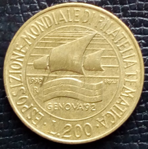 Moneta 200 lire 1992 - 200,