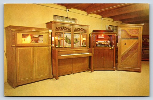 Postcard musical seeburg mills - seeburg,