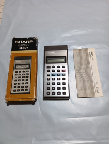 Calcolatrice vintage sharp - calcolatrice,