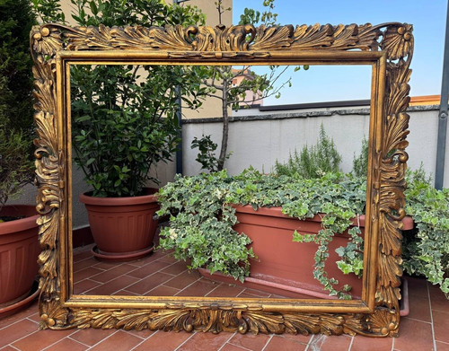 Cornice antica legno