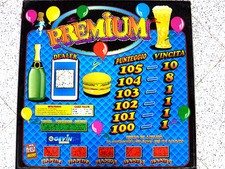 VETRO PER SLOT MACHINE ORIGINALE PREMIUM ANNI 80 USATO 