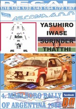 Decal opel ascona 400 iwase - y.,