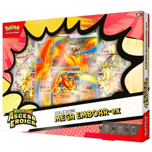 Pokemon collezione mega - collezione, emboar