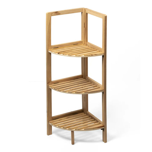 Scaffale angolare legno 3 - scaffale,