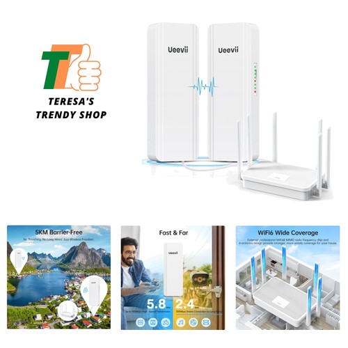 Bridge wireless point - wireless, point-to-point