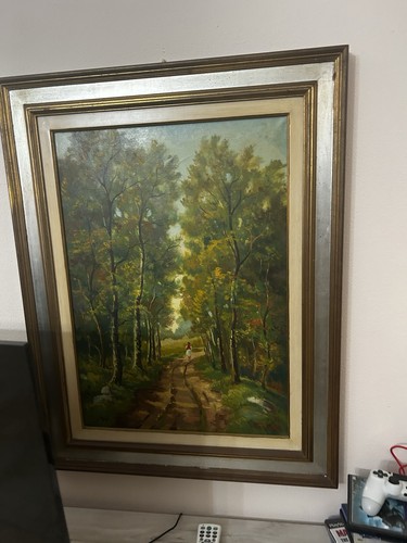 Quadro olio tela - su, gian