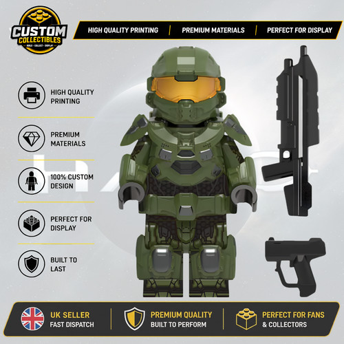 Halo master chief minifigure - master,