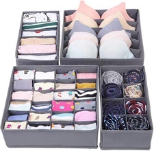 Organizer Armadio Interno Pieghevole Con Cassetto Divisore 4 Giochi, Biancheria 