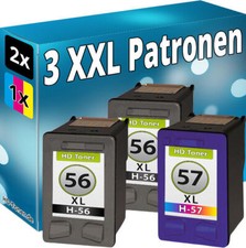 3x CARTUCCE INCHIOSTRO per HP