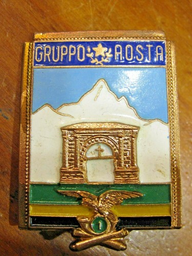 Distintivo gruppo aosta - distintivo, "gruppo