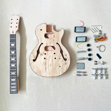 Kit chitarra elettrica fai da te 6 sei corde corpo mogano tastiera palissandro