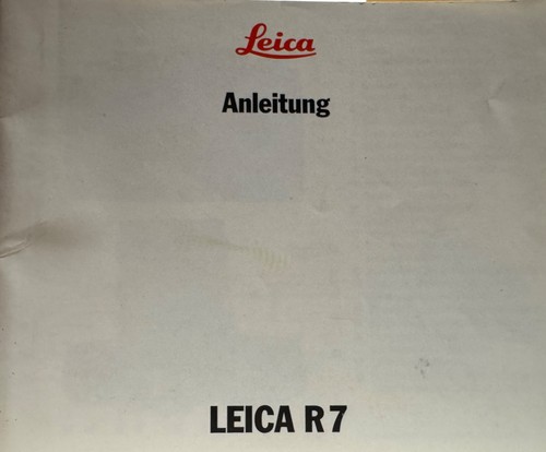 A1464 leica istruzioni - r7,