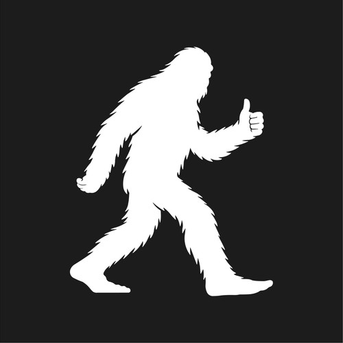 Adesivo bigfoot pollice su - in,