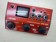Boss VE-22 Vocal Effektor processore vocale Looper usato con adattatore manuale