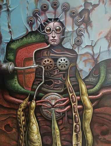 Acrilico tela ernesto rivera - ernesto,