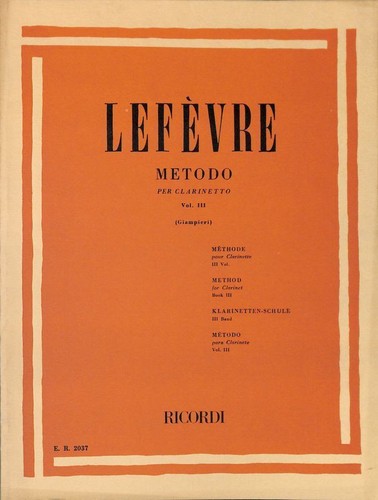 Metodo per clarinetto vol - metodo, clarinetto.