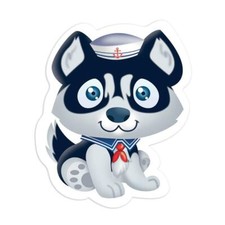 Adesivo regalo: Siberian Husky