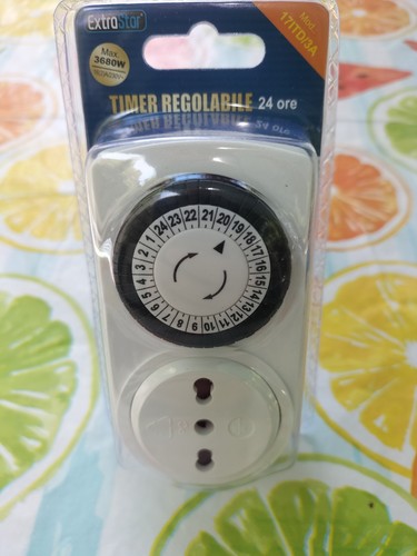 Presa timer regolabile h - timer, 24