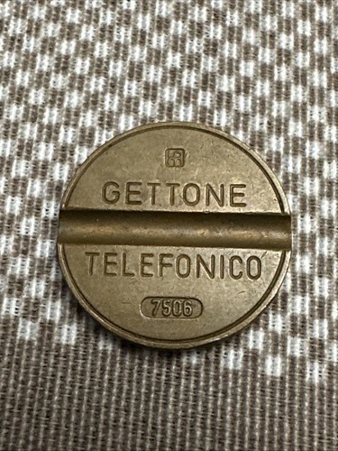 Gettone telefonico 7506 raro - -,