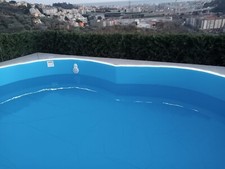 Liner per piscina a forma di otto 7,25 x 4,60 h.1,50 m