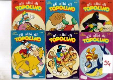 TOPOLINO ALBI  6 FUMETTI