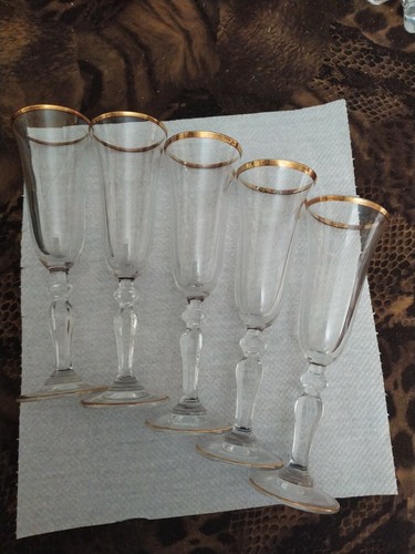 Set bicchieri con filo - con,