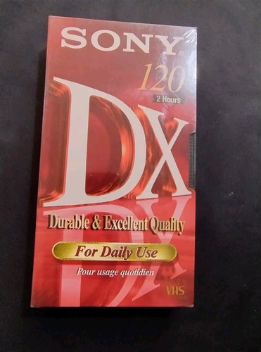 Videocassetta vhs sony - vhs, dx