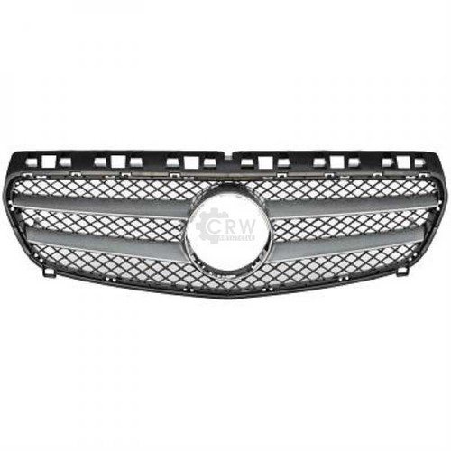 Griglia radiatore argento nero - griglia,