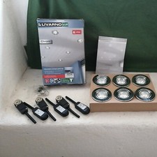 Lotto 6 faretti controsoffitto alogeni NUOVI mai usati max 40w x 6 da incasso