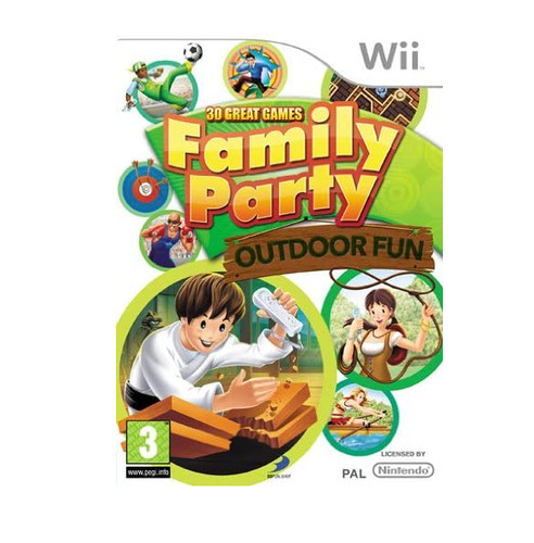 Family party outdoor fun - family,