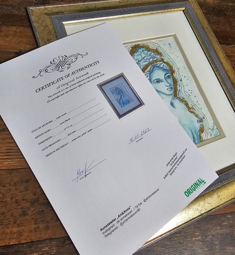 Acquerello con certificato