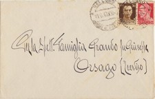 BUSTA 1943 BELLUNO X ORSAGO (TREVISO)