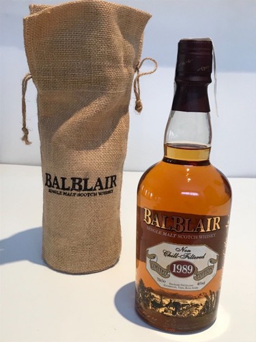 Whisky balblair 1989 limited - whisky,